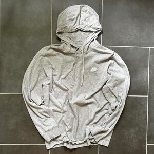 Nike Lightweight Athletic Gray Hoodie